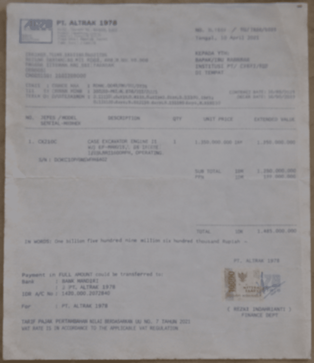 Invoice